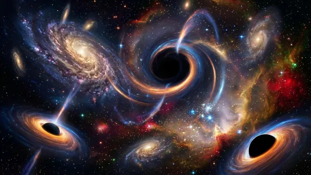 Nejranější černé díry: Webbův teleskop potvrzuje masivní černí díry už krátce po Velkém třesku