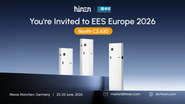Hinen na veletrhu EES Europe 2026: maximalizace přínosu solární energie pro domácnosti v novém energetickém prostředí Evropy