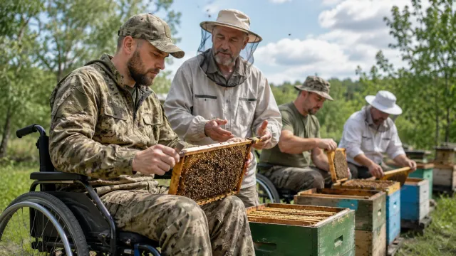 Češi vybaví ukrajinské veterány včelami. Projekt má pomoci s léčbou válečných traumat