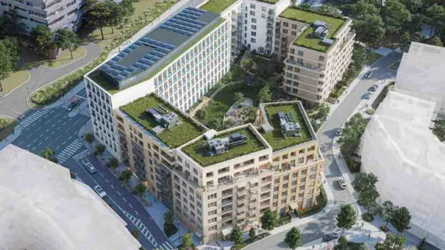 V projektech s vnitrobloky je v parném létě až o 5 °C chladněji